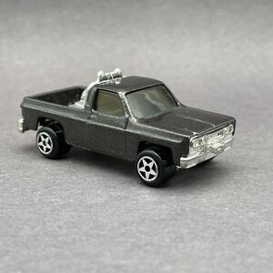 Vintage ERTL Chevrolet Chevy GMC Pickup Truck Metallic Black Diecast 1/64 Scale